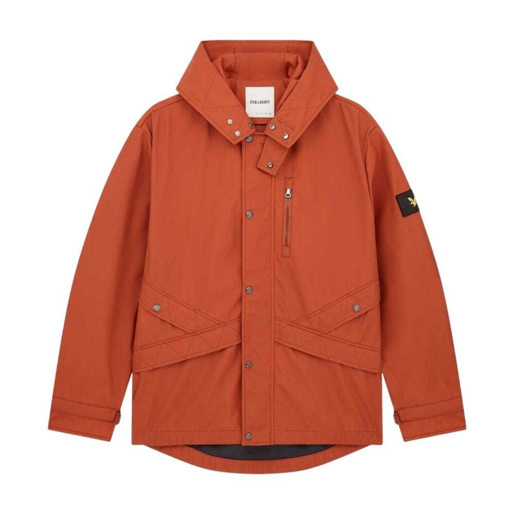Lyle & Scott Mens Cotton Blend Jacket / Orange